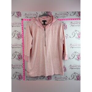 Lauren Ralph Lauren sweater hoodie Light Pink Half-Zip Hooded Pullover